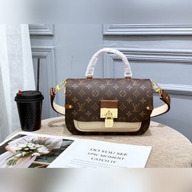 LV Vaugirard Маленькая сумка-почтальон Модель： M44354 Черный Тка