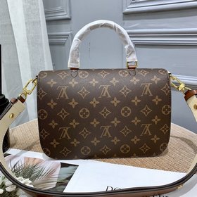LV Vaugirard Маленькая сумка-почтальон Модель： M44354 Черный Тка