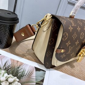 LV Vaugirard Маленькая сумка-почтальон Модель： M44354 Черный Тка