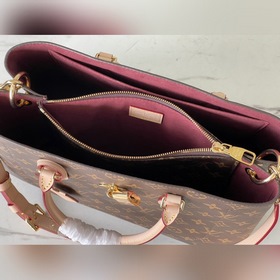 LV Артикул： M43551 Сумка-тоут из желтой кожи Эта практичная сум