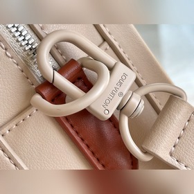 LV Модель： M44952 Серый чемодан Soft Trunk с шелкографией Квадра