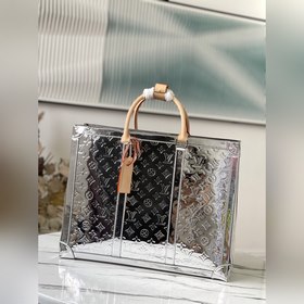 LV Артикул： M46121 Мини-версия сумки Sac Plat из лакированной ко
