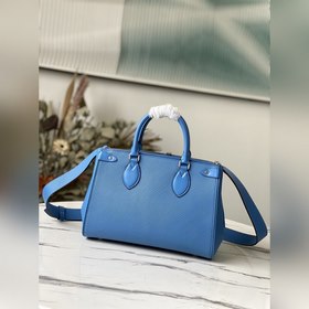 LV Модель： M56780 Синяя сумка Grenelle Tote Small Сумка из зерни