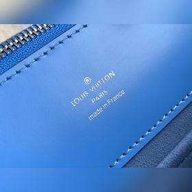 LV Модель： M56780 Синяя сумка Grenelle Tote Small Сумка из зерни