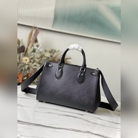 LV Модель： M56780 Черная сумка Grenelle Tote Small Сумка из зерн