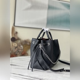 LV Модель： M59200 Черная сумка Bella Tote Изготовлена из мягкой 