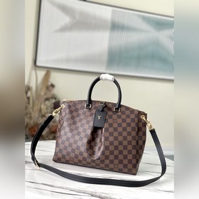 LV Артикул： N45283 Кофейный Средняя сумка-тоут с застежкой-молн