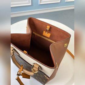 LV Модель M45376  Складная сумка среднего размера Изготовлена из