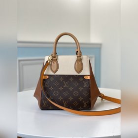 LV Модель M45376 Новая сумка Fold Tote Small Изготовлена из ткани