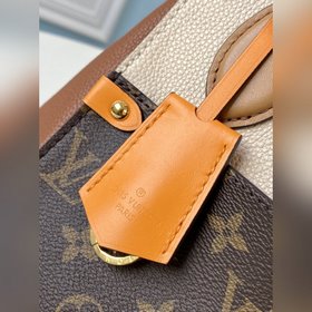 LV Модель M45376 Новая сумка Fold Tote Small Изготовлена из ткани