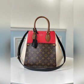 LV Модель M45389 Новая сумка Fold Tote среднего размера Изготовле