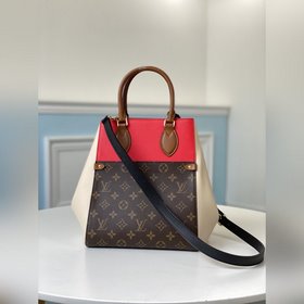 LV Модель M45389 Новая сумка Fold Tote среднего размера Изготовле