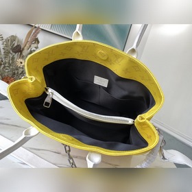 LV Модель： M46112 Желтый тоут-баг с шелкографией в стиле старинно