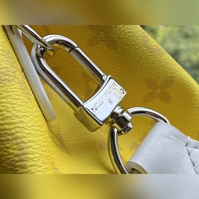 LV Модель： M46112 Желтый тоут-баг с шелкографией в стиле старинно