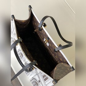 LV Артикул： M59264 Серия Louvre Сумка Noé Дно сумки укреплено ко