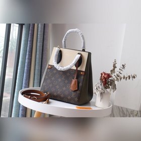 LV Модель M45409 Средняя сумка FOLD TOTE Новая сумка среднего раз