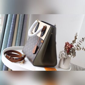 LV Модель M45409 Средняя сумка FOLD TOTE Новая сумка среднего раз