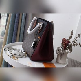 LV Модель M45409 Средняя сумка FOLD TOTE Новая сумка среднего ра
