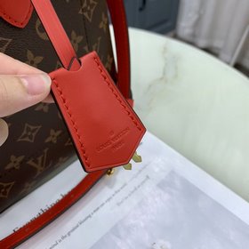 LV LU Flower tote сумка Модель： M43553 красный Эта практичная су