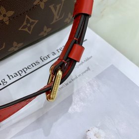 LV LU Flower tote сумка Модель： M43553 красный Эта практичная су