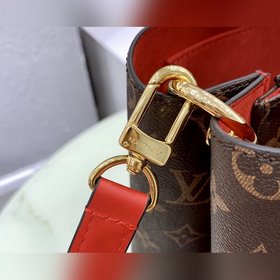 LV LU Flower tote сумка Модель： M43553 красный Эта практичная су