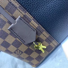 LV Новая сумка в шахматном стиле JERSEY N44041 Черный, пурпурный