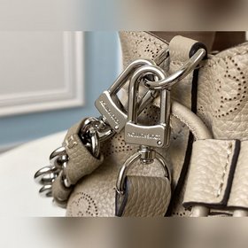 LV Модель M55798 Серая сумка-бакет Muria Изготовлена из перфориро