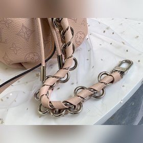 LV Модель M55798 Розовая сумка-бакет Muria Изготовлена из перфори