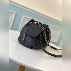 LV Модель M55798 Черная сумка-бакет Muria Изготовлена из перфорир