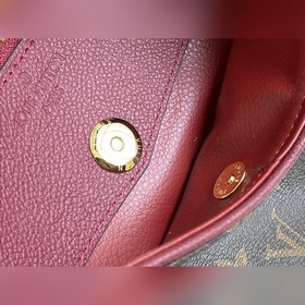 LV Модель： M64125 Пурпурная дамская сумочка Внешний слой из ткан