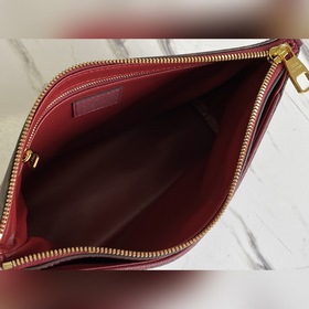 LV Модель： M64125 Пурпурная дамская сумочка Внешний слой из ткан