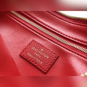 LV Модель： M64125 Красная дамская сумка Внешний слой из ткани с 