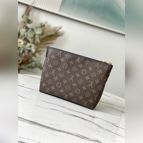 LV Модель： M64125 Синяя дамская сумка Внешний слой из ткани с по