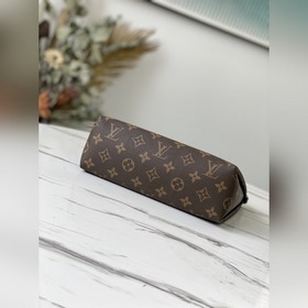LV Модель： M64125 Синяя дамская сумка Внешний слой из ткани с по