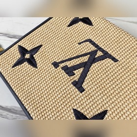 LV Артикул： M80351 Синяя (плетеная) сумка-клатч Изготовлена из т