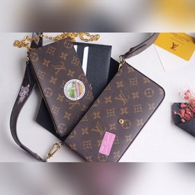 LV POCHETTE FELICIE Сумка Модель M61276 Стиль «маленькая собачка»
