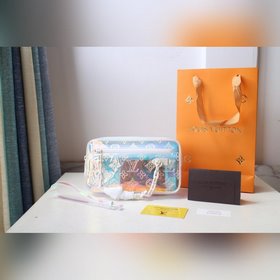 LV Новая прозрачная сумка Monogram Артикул： M44458 Яркая Яркий