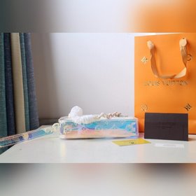 LV Новая прозрачная сумка Monogram Артикул： M44458 Яркая Яркий