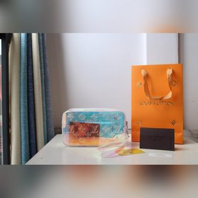 LV Новая прозрачная сумка Monogram Артикул： M44458 Яркая Яркий