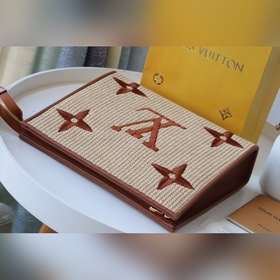 LV Артикул： M80351 Сумка-клатч Плетение Изготовлена из ткани Mon