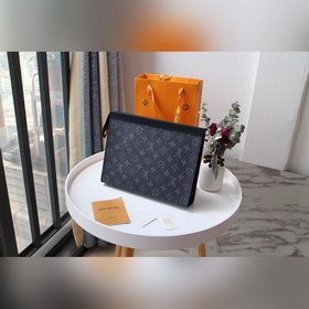 LV модель M61692 с ручной росписью виде радуги Сумка POCHETTE VO