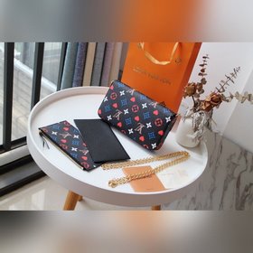 LV Артикул： M61276 Покер Полностью стальная сумка Pochette Felic