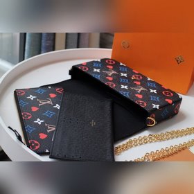 LV Артикул： M61276 Покер Полностью стальная сумка Pochette Felic