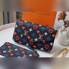 LV Артикул： M61276 Покер Полностью стальная сумка Pochette Felic