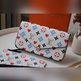LV Артикул： M61276 Покер Полностью стальная сумка Pochette Felic