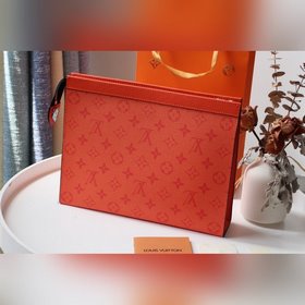 LV Модель M30432 Оранжевый Средняя сумка POCHETTE VOYAGE Серия