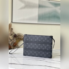 LV Модель： M45937 Сумка Изготовлена из ткани Monogram Eclipse и