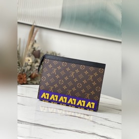 LV Артикул： M80792 Буквы Сумка-клатч Сумка из ткани Monogram Ecl