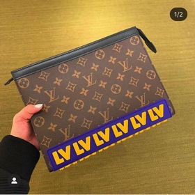 LV Артикул： M80792 Буквы Сумка-клатч Сумка из ткани Monogram Ecl