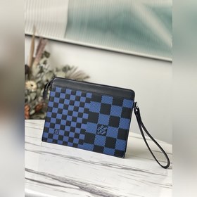 LV Артикул： N60448 Standing Сумка-клатч С тисненым узором Damier